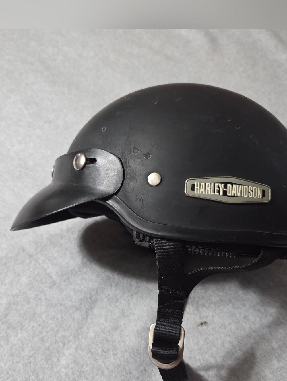 Harley-Davidson Black Half Shell Helmet with Visor